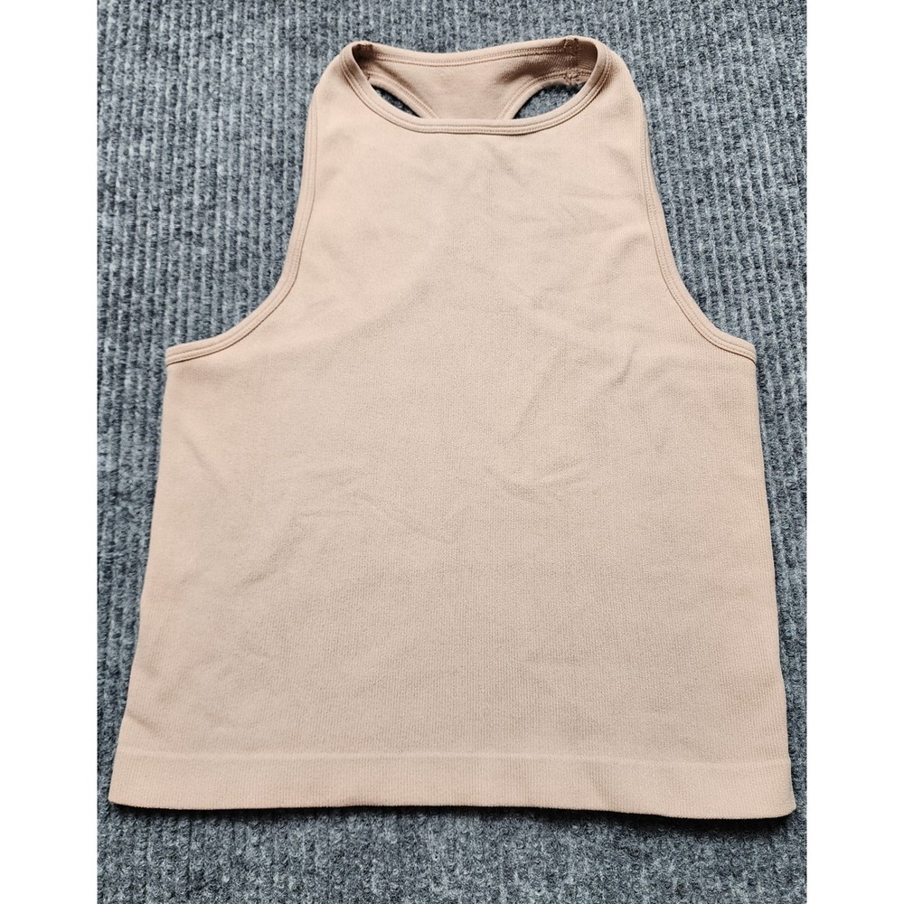 Intimately Free People Seamless High Neck Cropped Tank Top Beige‎ XS/S